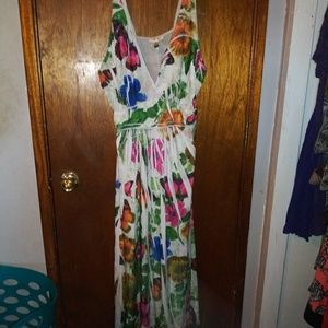 Fun surplice neckline 1X dress